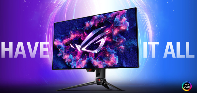 ASUS تكشف عن شاشة ROG SWIFT OLED 32 Pro للألعاب بمعدل تحديث 240Hz