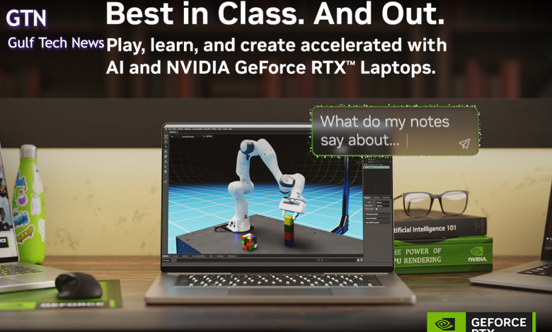 Cutting-edge AI paired with groundbreaking performance make NVIDIA GeForce RTX 40 Series laptops a choice investment for the academic year