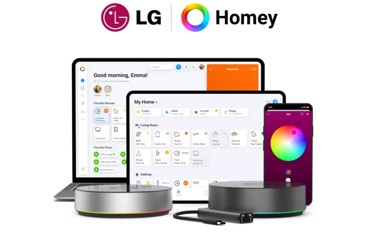 LG تستحوذ على منصة Homey لتوسعة إختيارات الإتصال في أجهزة المنزل الذكي