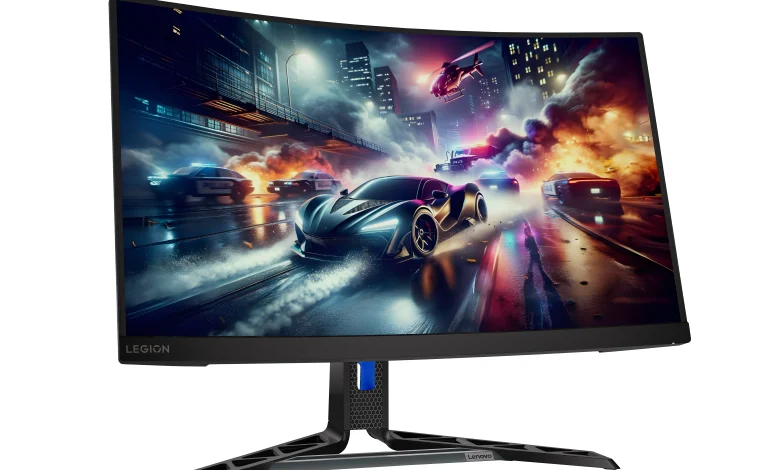 لينوفو تكشف عن شاشة R27qc-30 بتصميم منحني ومعدل تحديث 180Hz