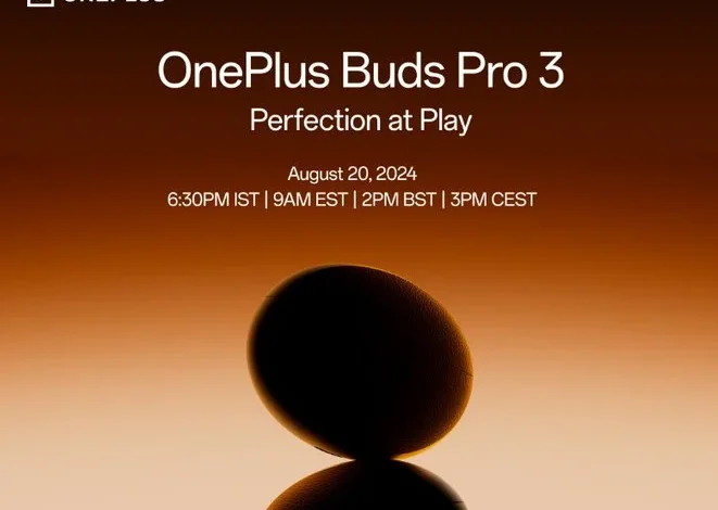 وان بلس تحدد يوم 20 من أغسطس لكشف النقاب عن سماعة OnePlus Buds Pro 3