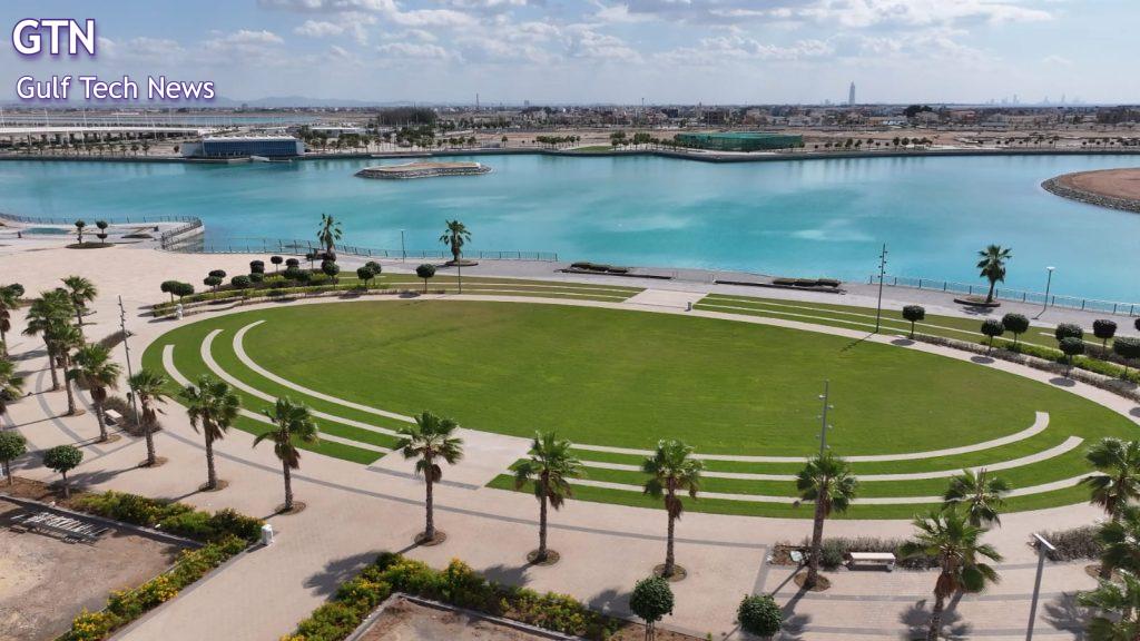 لقطة من طائرة بدون طيار لوجهة ALMA