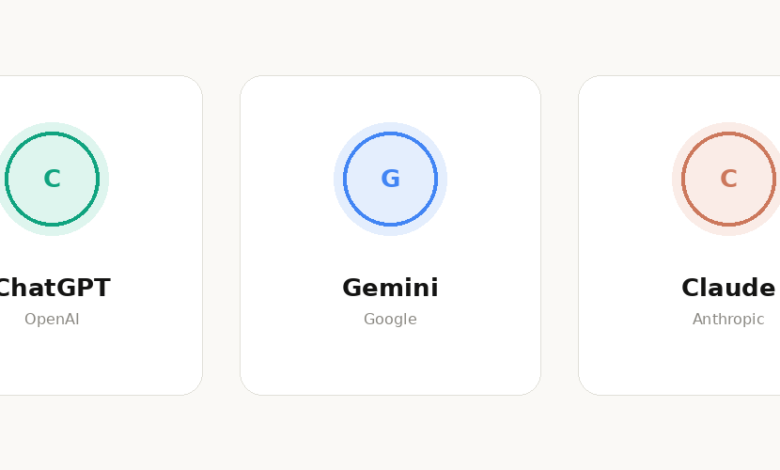 ChatGPT, Gemini, or Claude: Which AI Assistant Suits You?