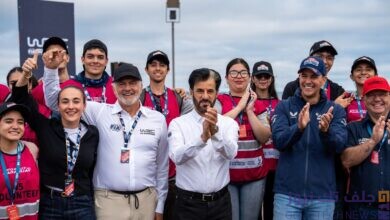PARAGUAYAN PRESIDENT SANTIAGO PEÑA AND FIA PRESIDENT MOHAMMED BEN SULAYEM CELEBRATE THE START OF A NEW ERA OF RALLYING IN ENCARNACIÓN