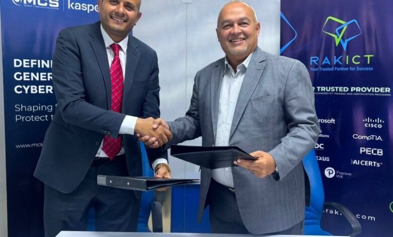 شركة RAKICT تعلن عن شراكة استراتيجية مع MCS لإطلاق محفظة التدريب الرسمية لكاسبرسكي