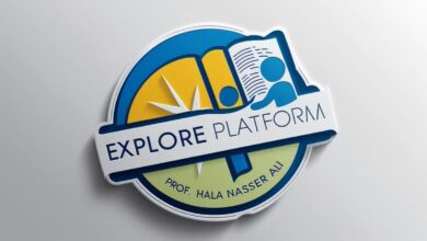 شعار منصة إكسبلور Explore Platform للتعليم عن بعد