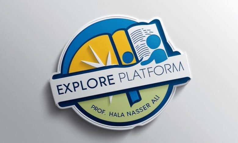 شعار منصة إكسبلور Explore Platform للتعليم عن بعد